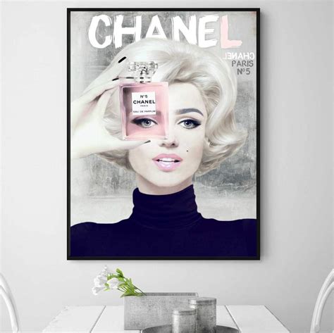 marilyn monroe chanel poster|chanel no 5 wall art.